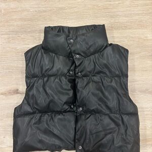 Black Puffer Vest